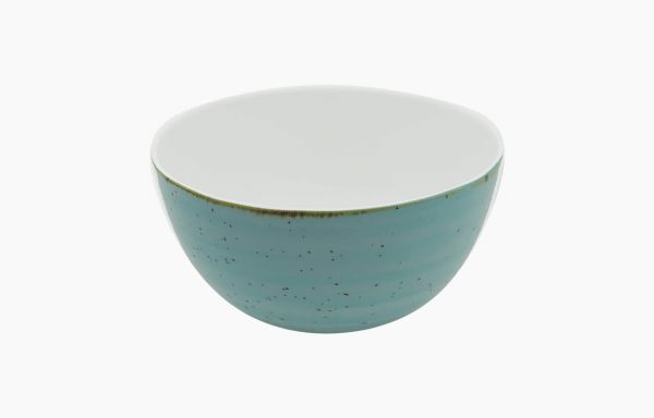 TAÇA Ø15CM ALT.9CM RUSTICO AZUL OUT